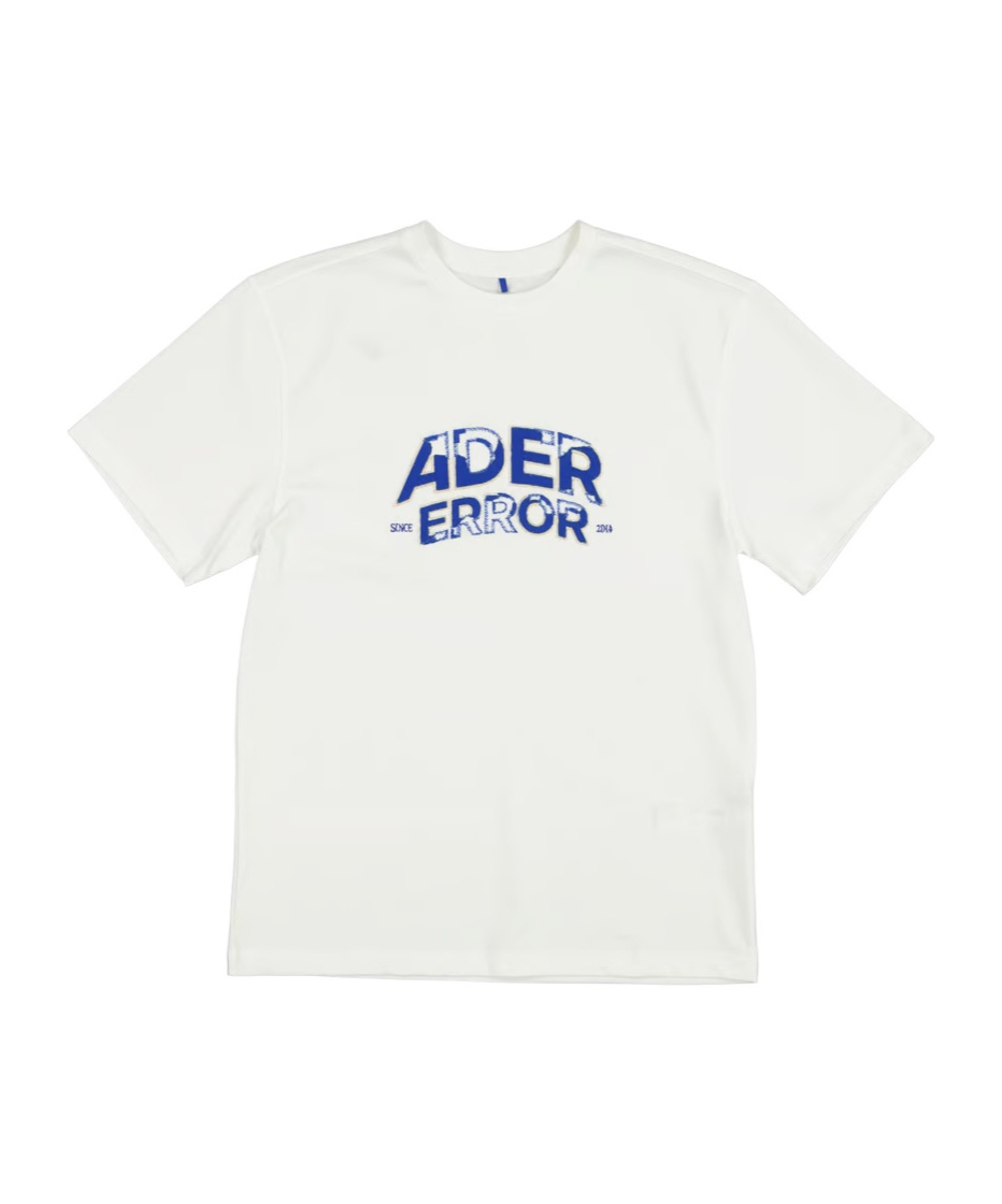 Shop Ader Error Logo Round-neck T-shirt In White