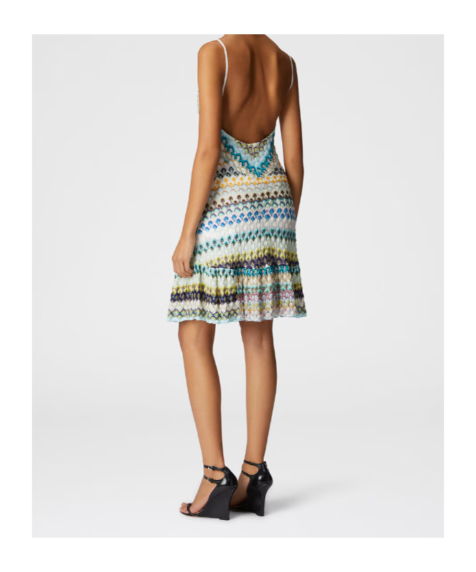 Missoni Women's Rayon Blend Dresses | Size It 44 | Ds25sg3ubr0133s507h In Multi-color