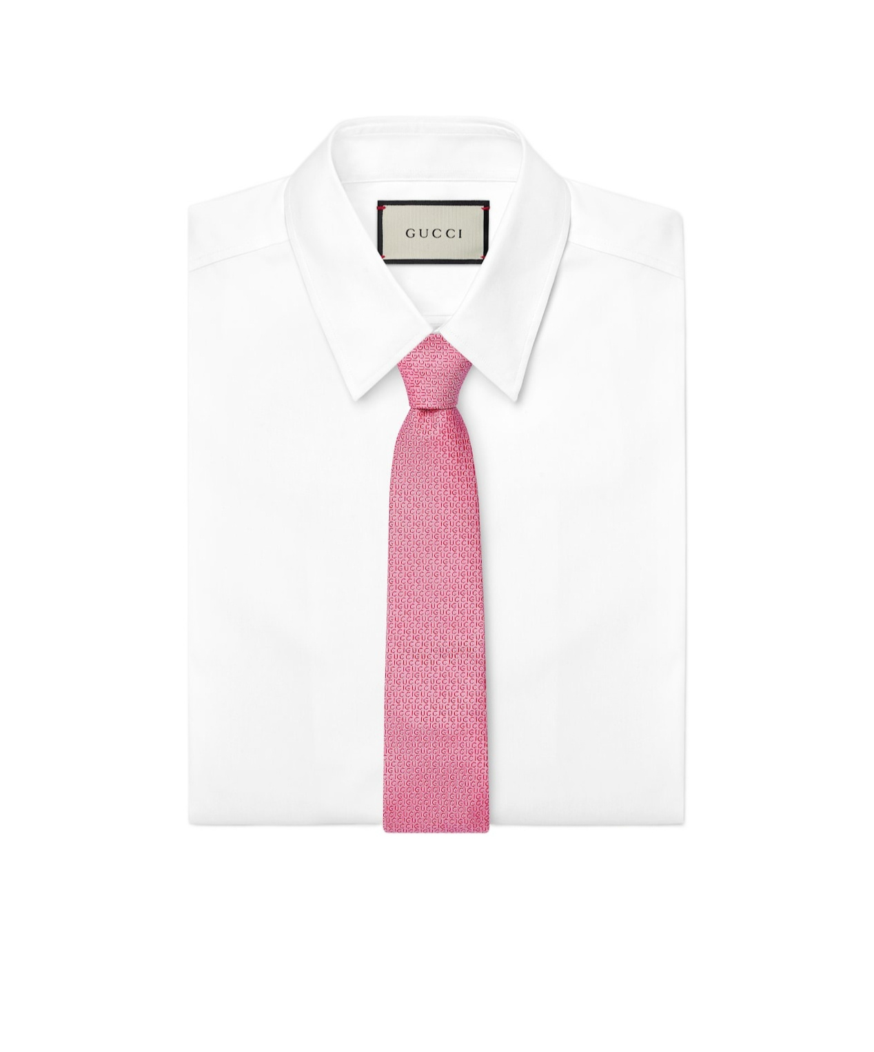 Gucci Silk Jacquard Tie With  Crest
