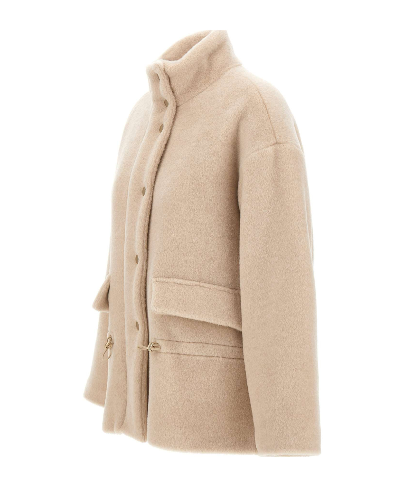 Eleventy High-collar Flap-pocket Jacket In Multi
