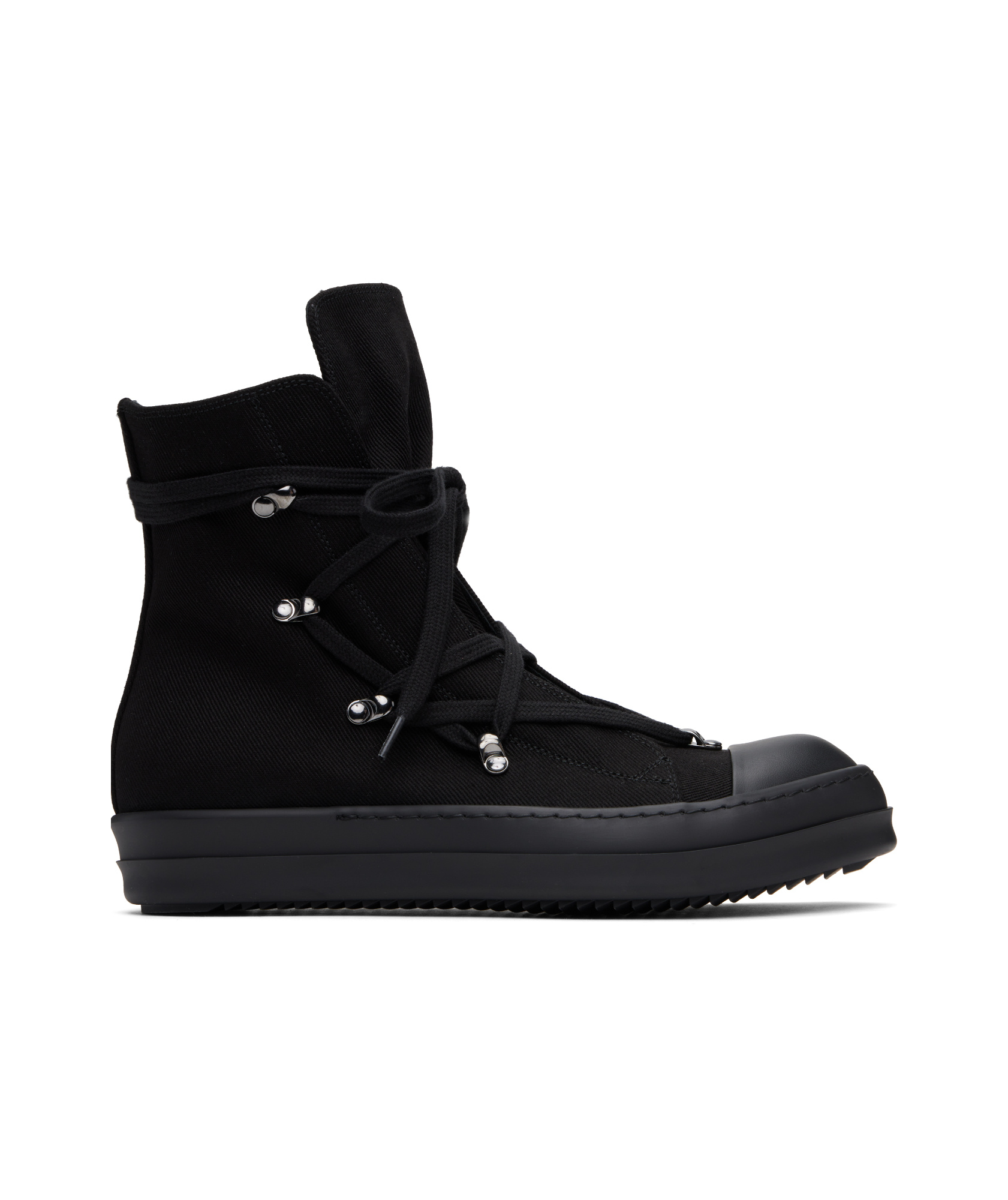 Rick Owens Drkshdw Black Hollywood Hexa Sneaks Sneakers In Black