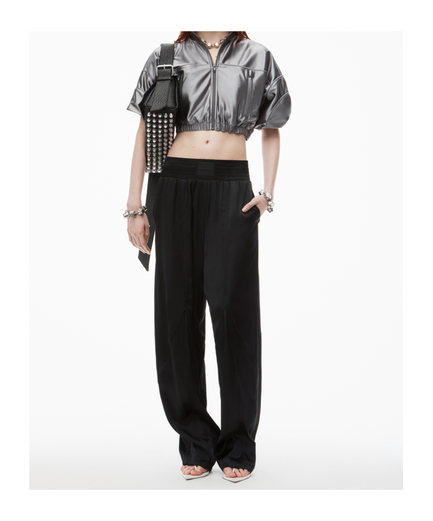 Alexander Wang Elasticated Balloon Pants In Black