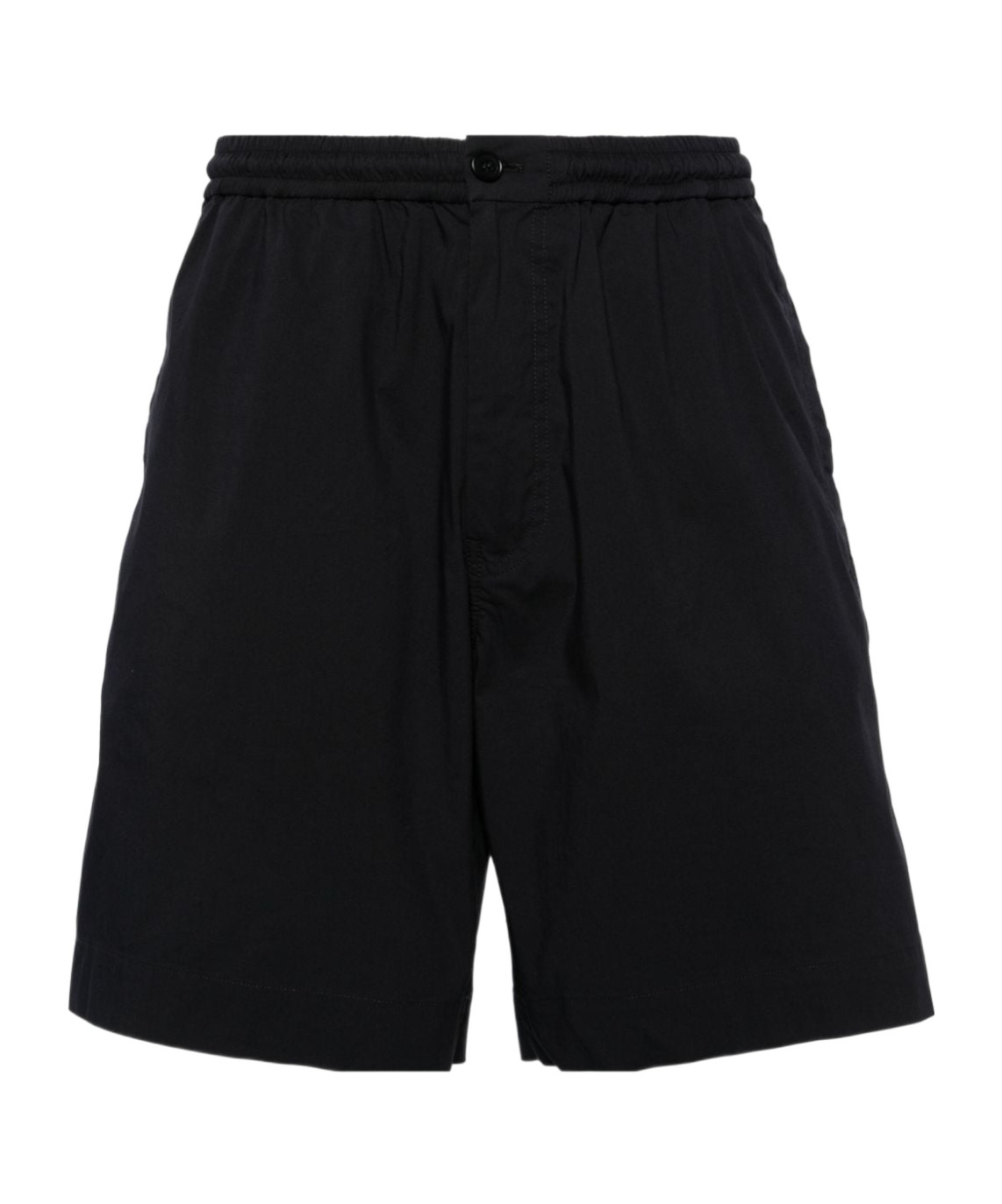 Shop Aspesi Elasticated-waist Poplin Shorts
