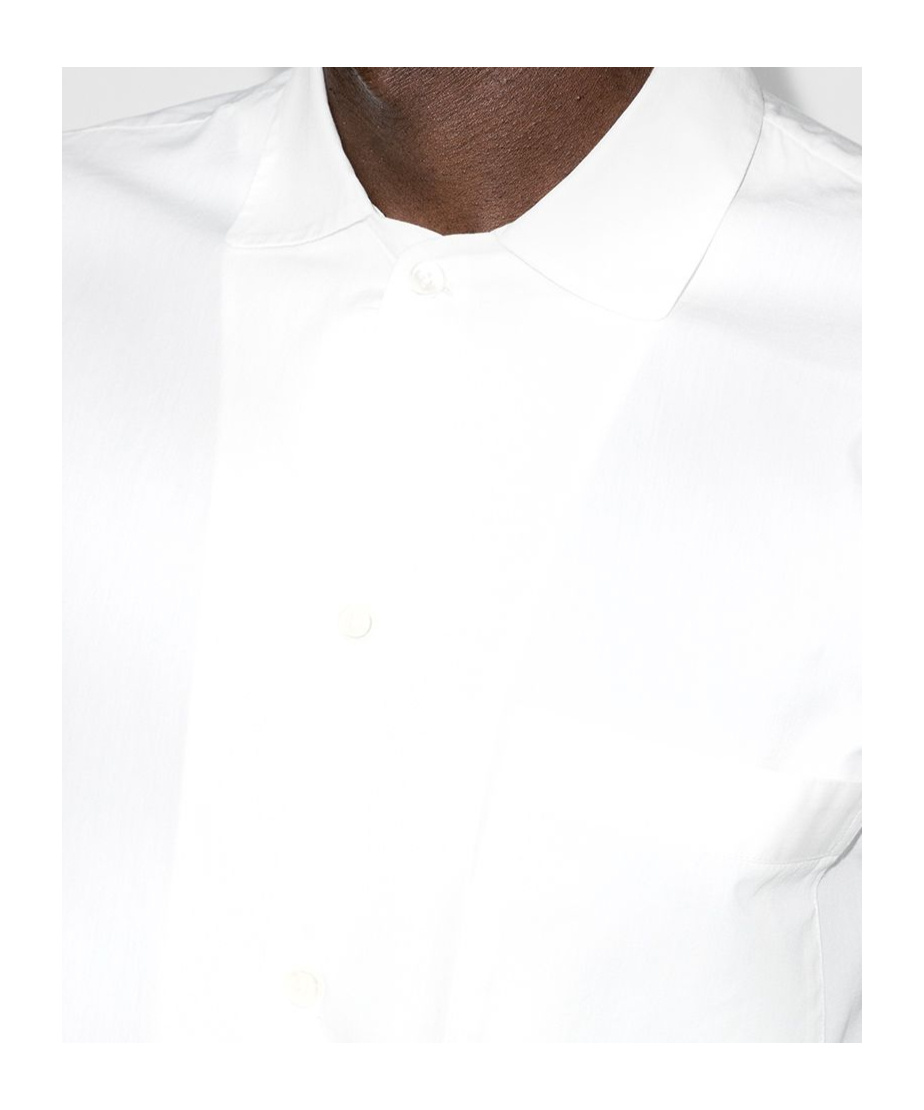 Tekla Buttoned Poplin Pajama Shirt In White