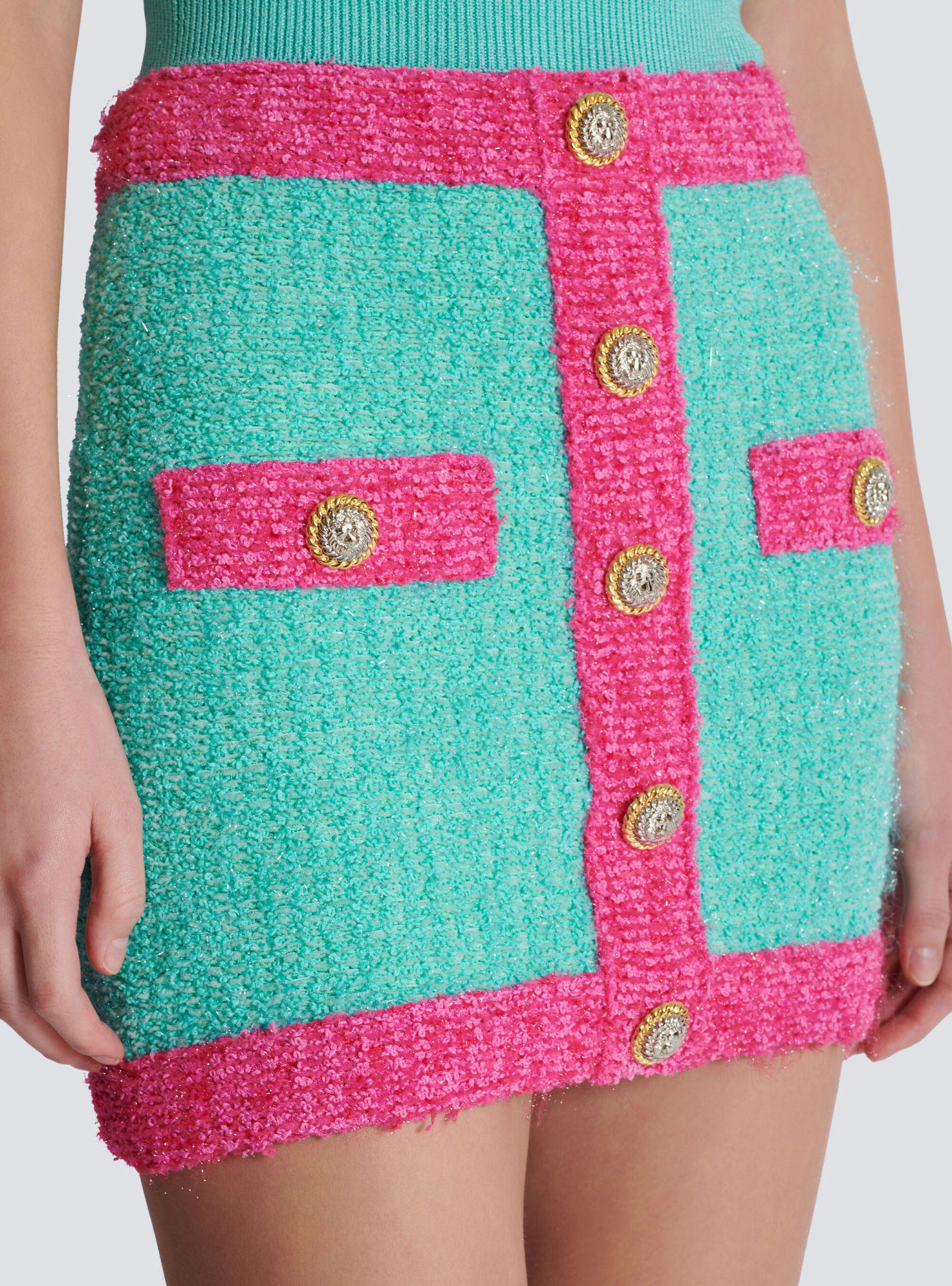 Balmain Skirt In Green