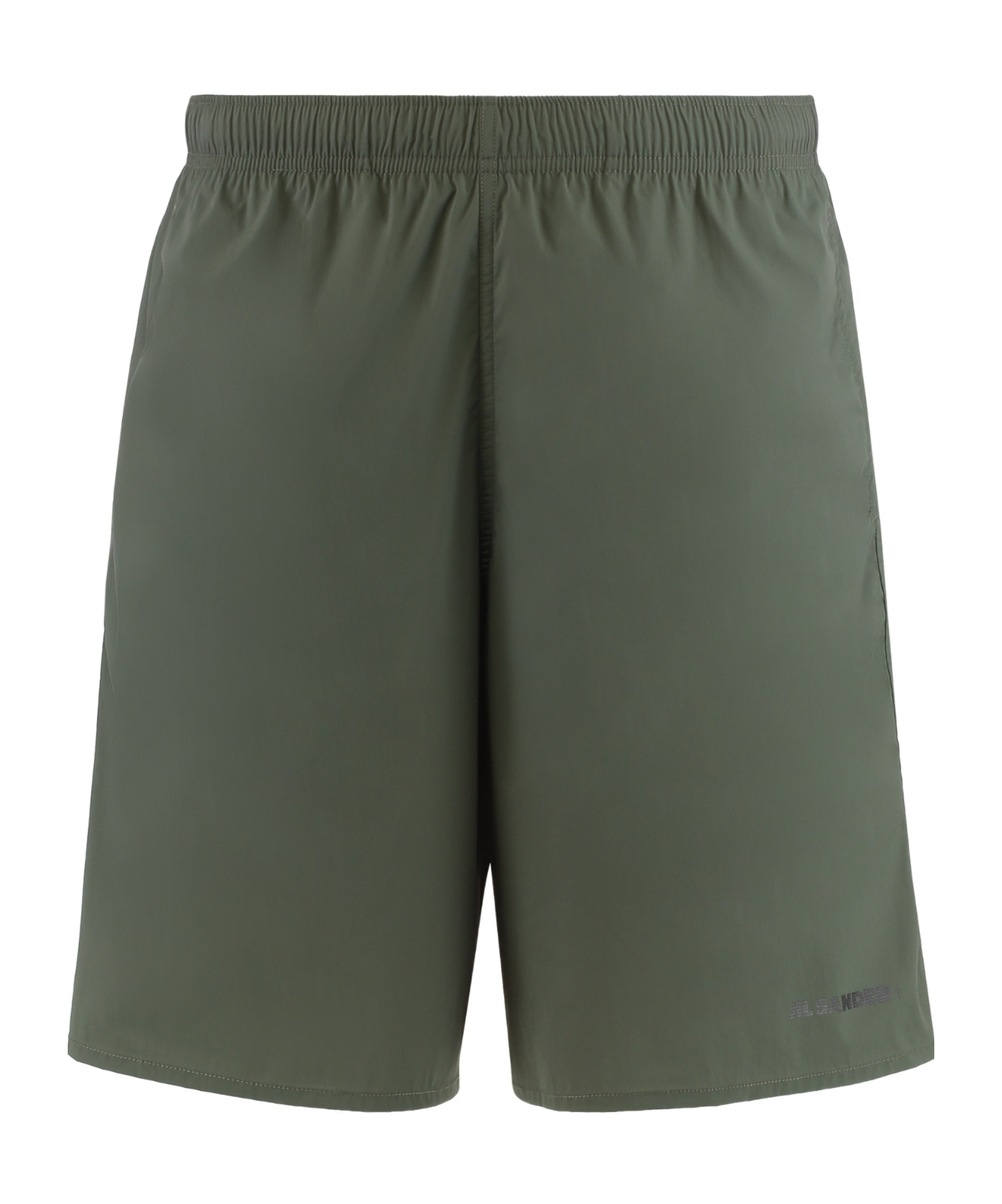 Jil Sander Drawstring-pocket Swim Shorts In Green