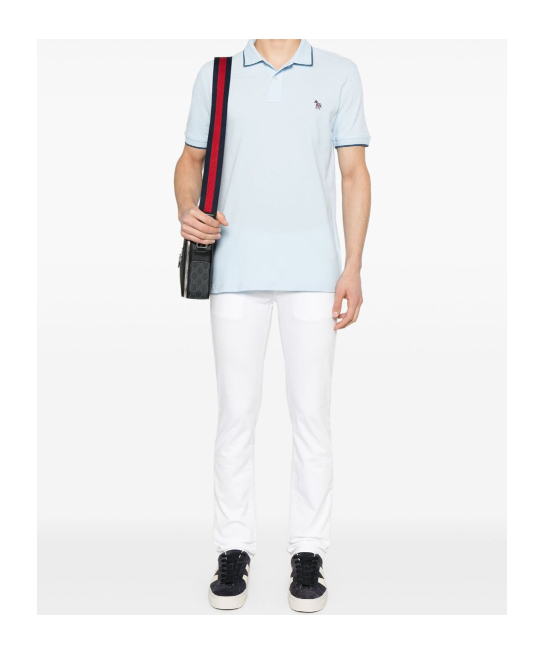 Jacob Cohen Belt Loop Track Pants In White
