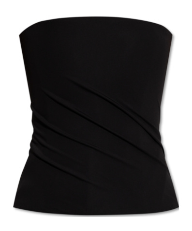 Versace Off-shoulder Tops In Black