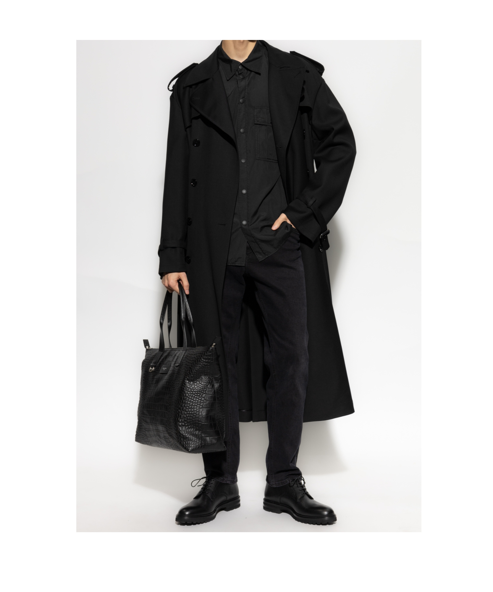 DOLCE & GABBANA DOLCE  GABBANA LOGO PLAQUE SHIRT