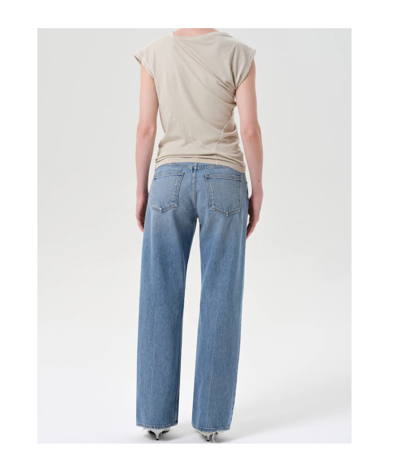 Agolde Straight-leg Jeans In Blue