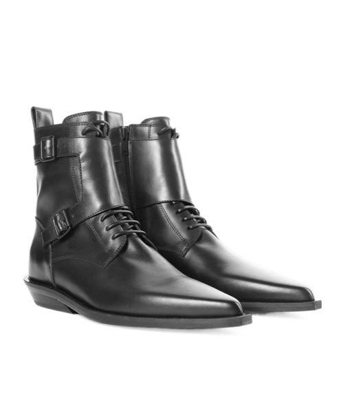 Ann Demeulemeester Pointed Ankle Boots In Black