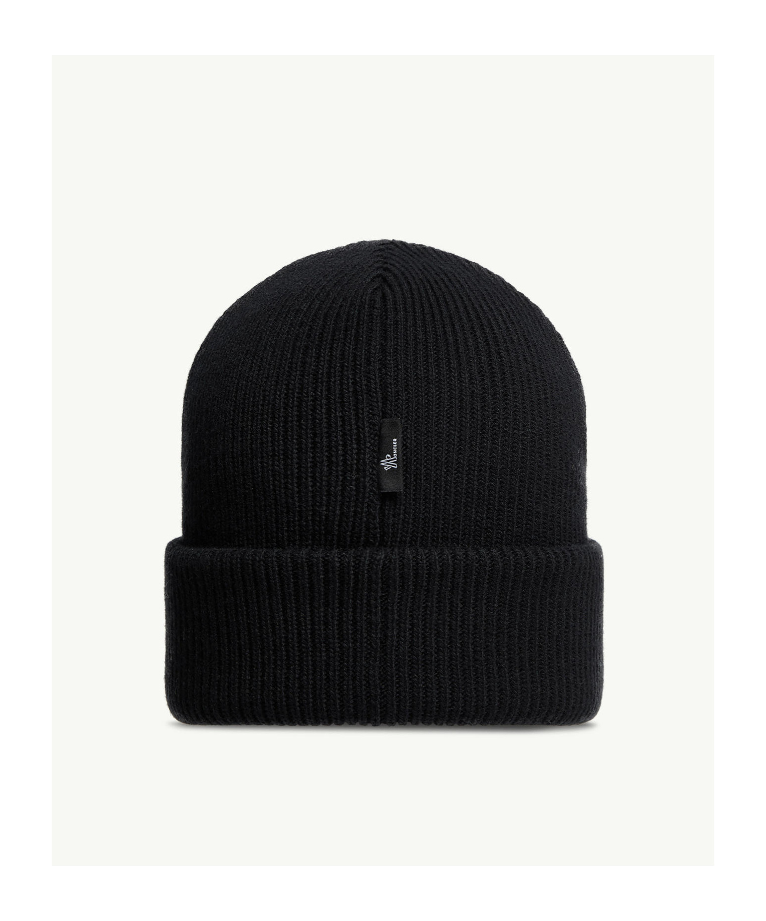 Moncler Wool Beanie In Black