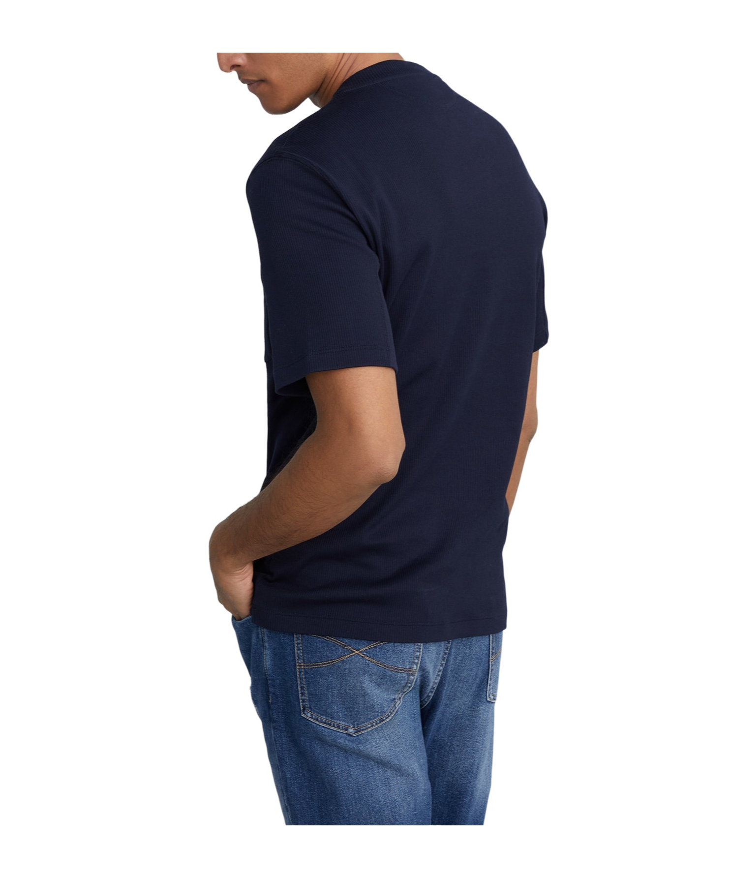 Brunello Cucinelli Short-sleeved Straight Hem T-shirt In Black