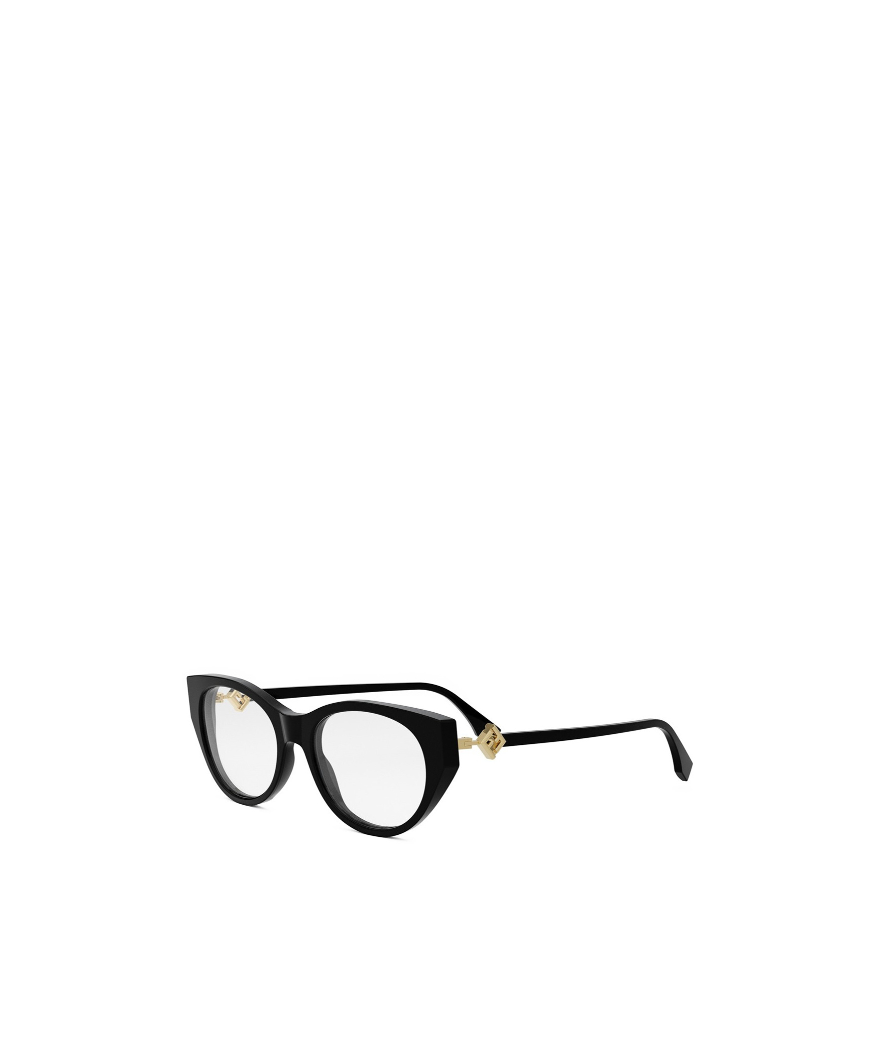 Fendi Eyewear Cat-eye Frame Glasses In Black