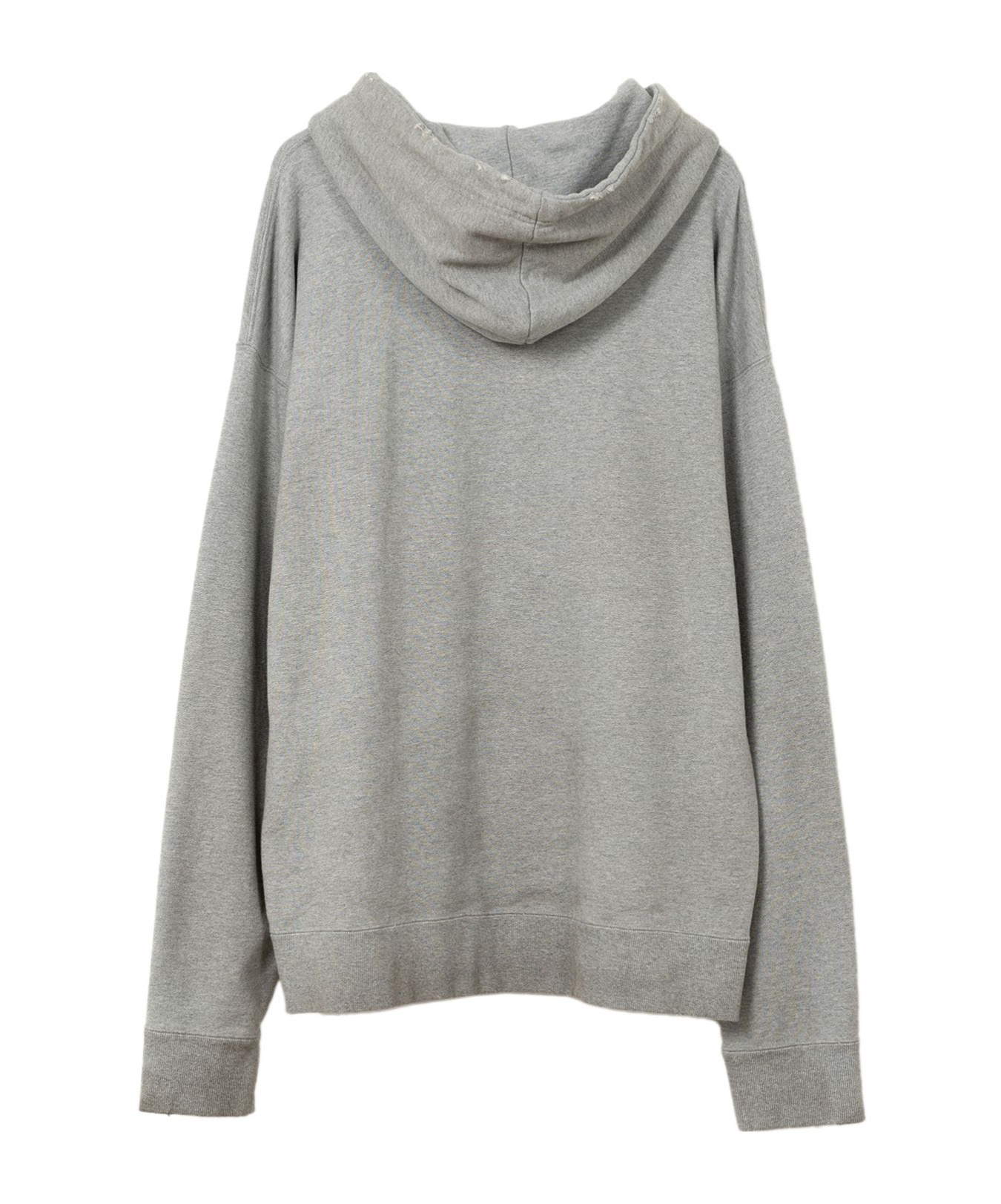MIHARAYASUHIRO SMILY FACE PRINT DISTRESSED HOODIE
