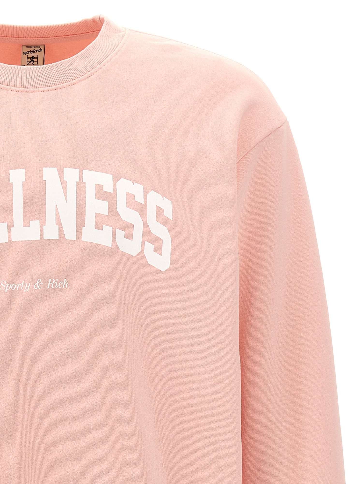 Sporty And Rich Sporty & Rich Wellness Ivy Crewneck Sweatshirt In Pink