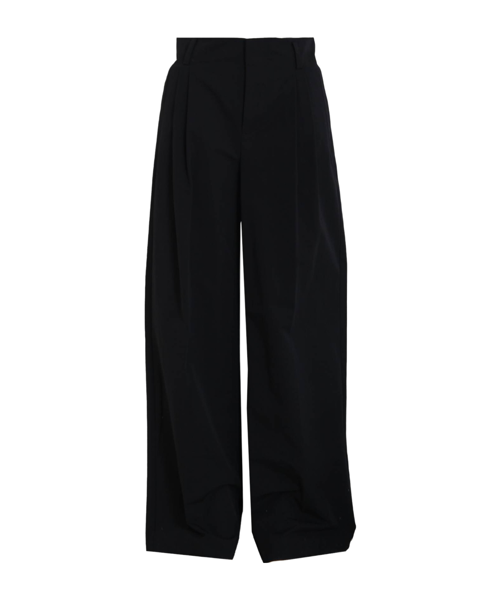 Vince Cotton-blend High-rise Pleated Wide-leg Trouser