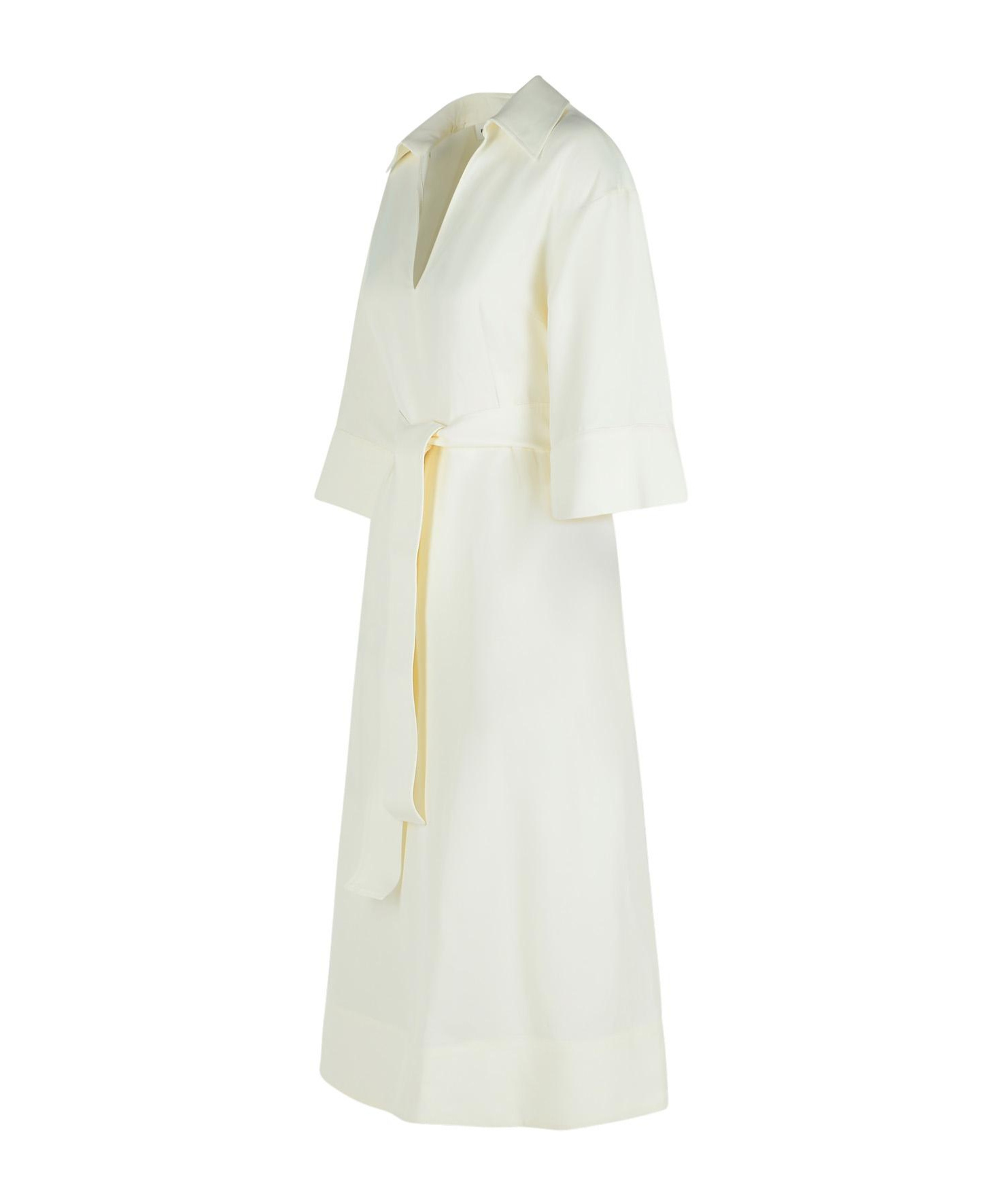 P.a.r.o.s.h White Viscose Blend Dress
