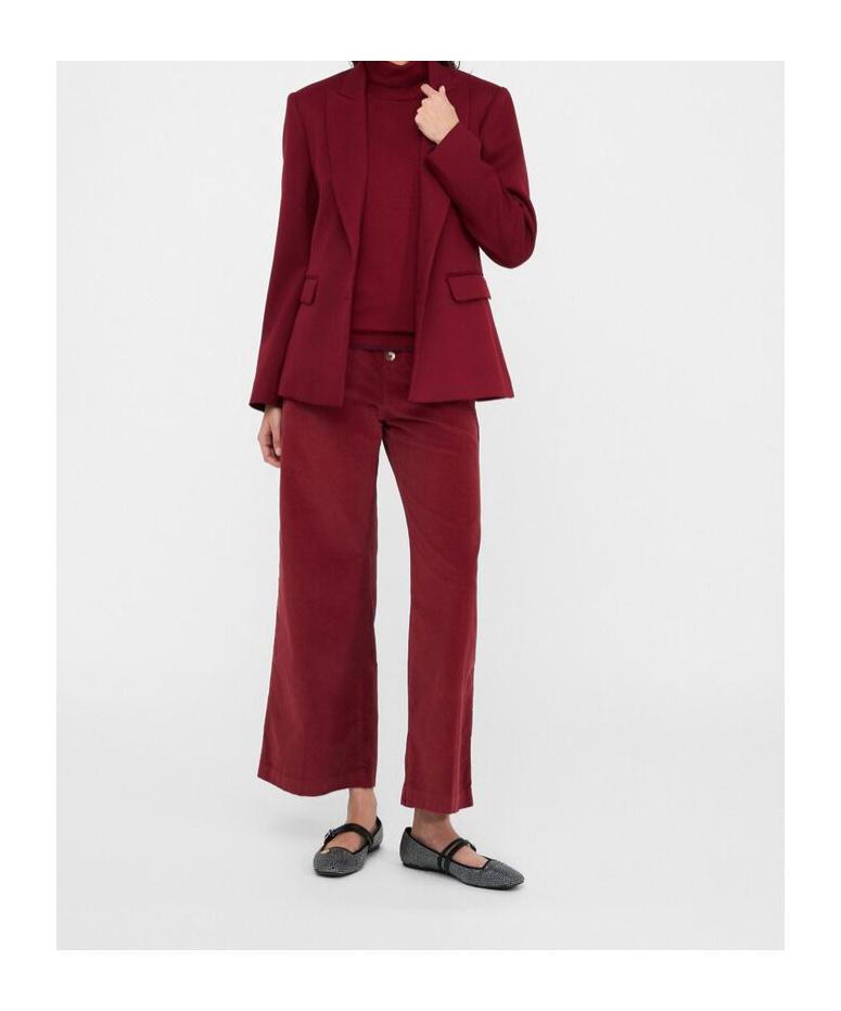 Liu •jo Liu Jo Slim-fit Blazer In Red