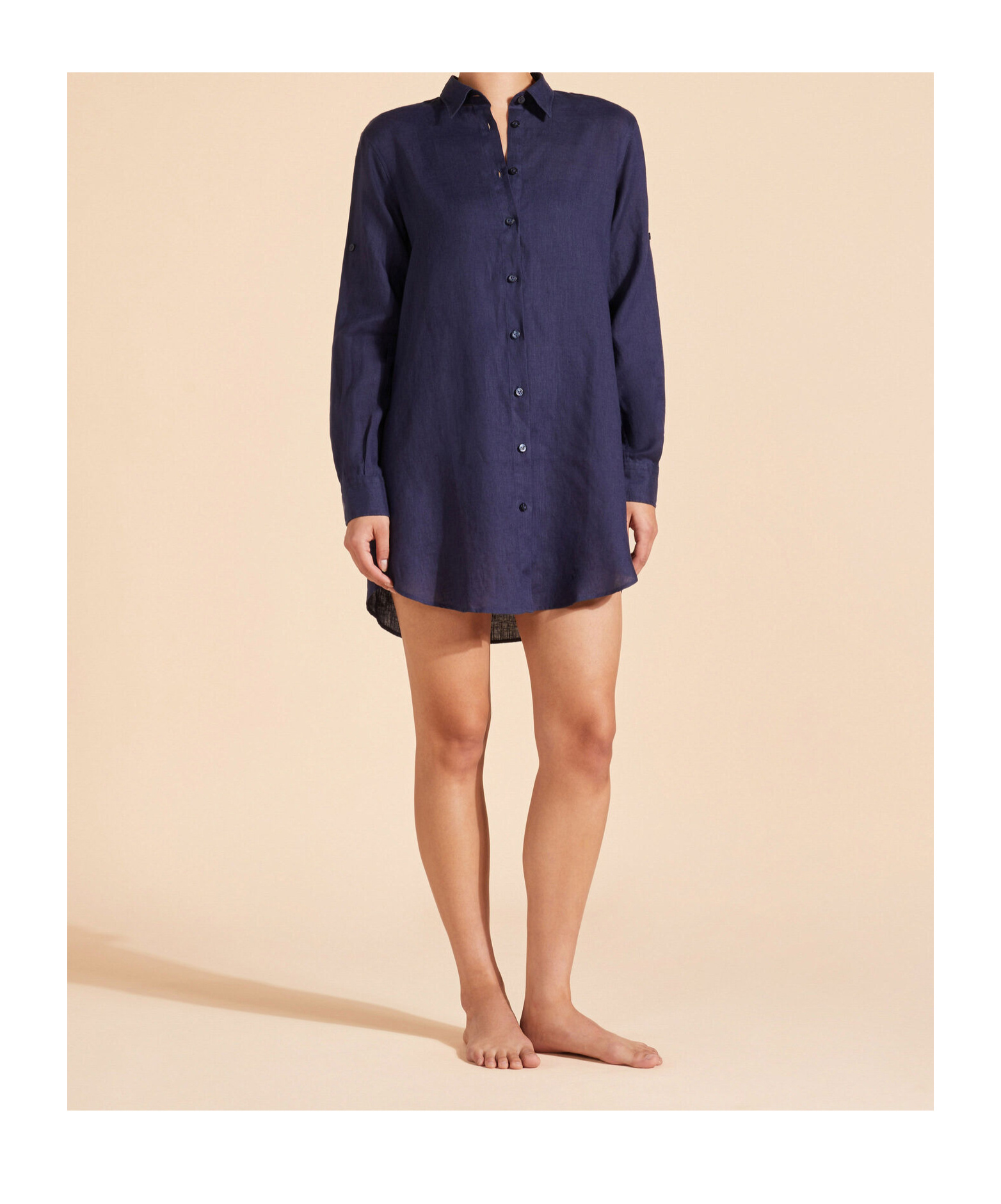 Vilebrequin Long Sleeve Dress In Blue