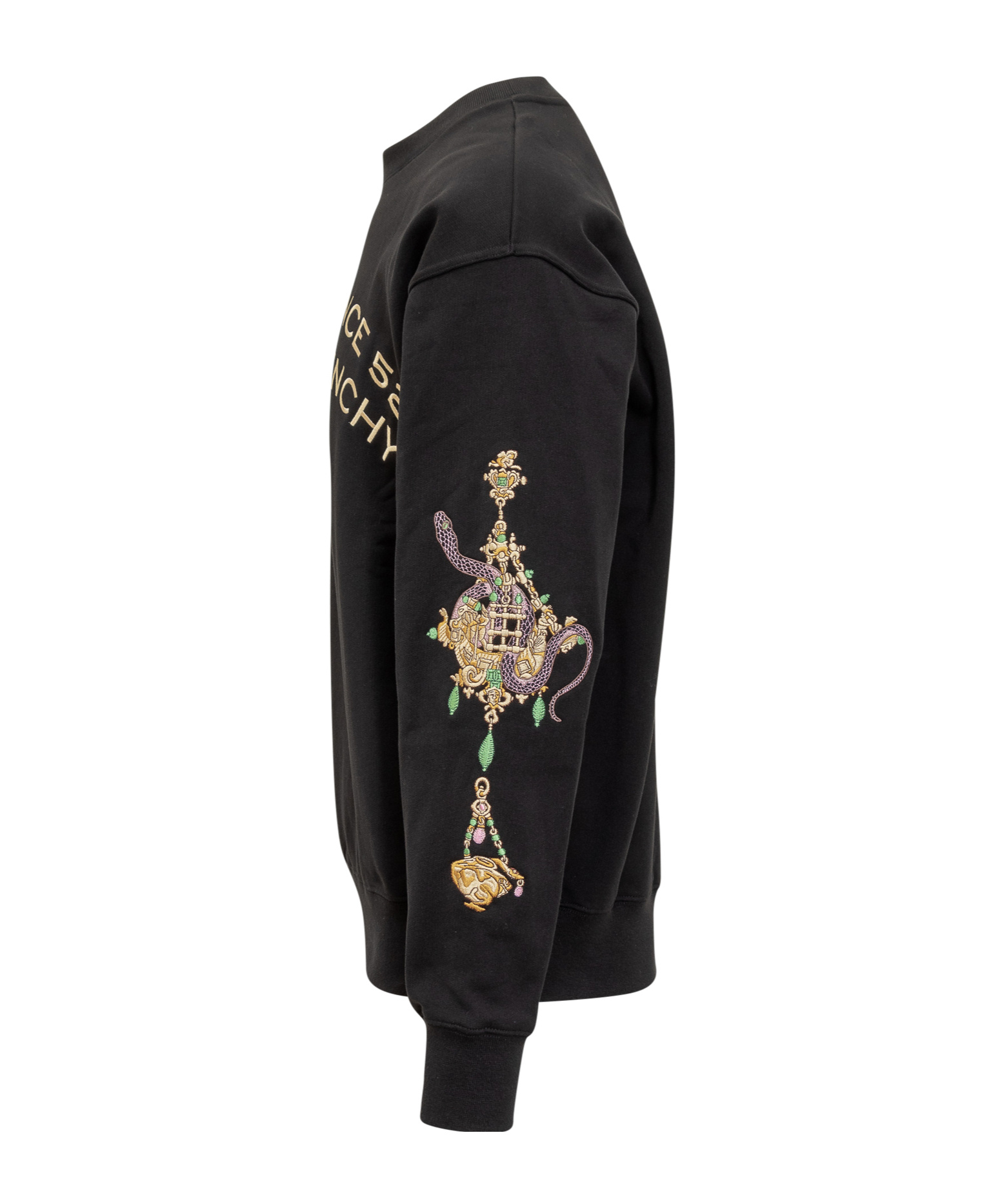 Givenchy Long-sleeved Sweater In Black