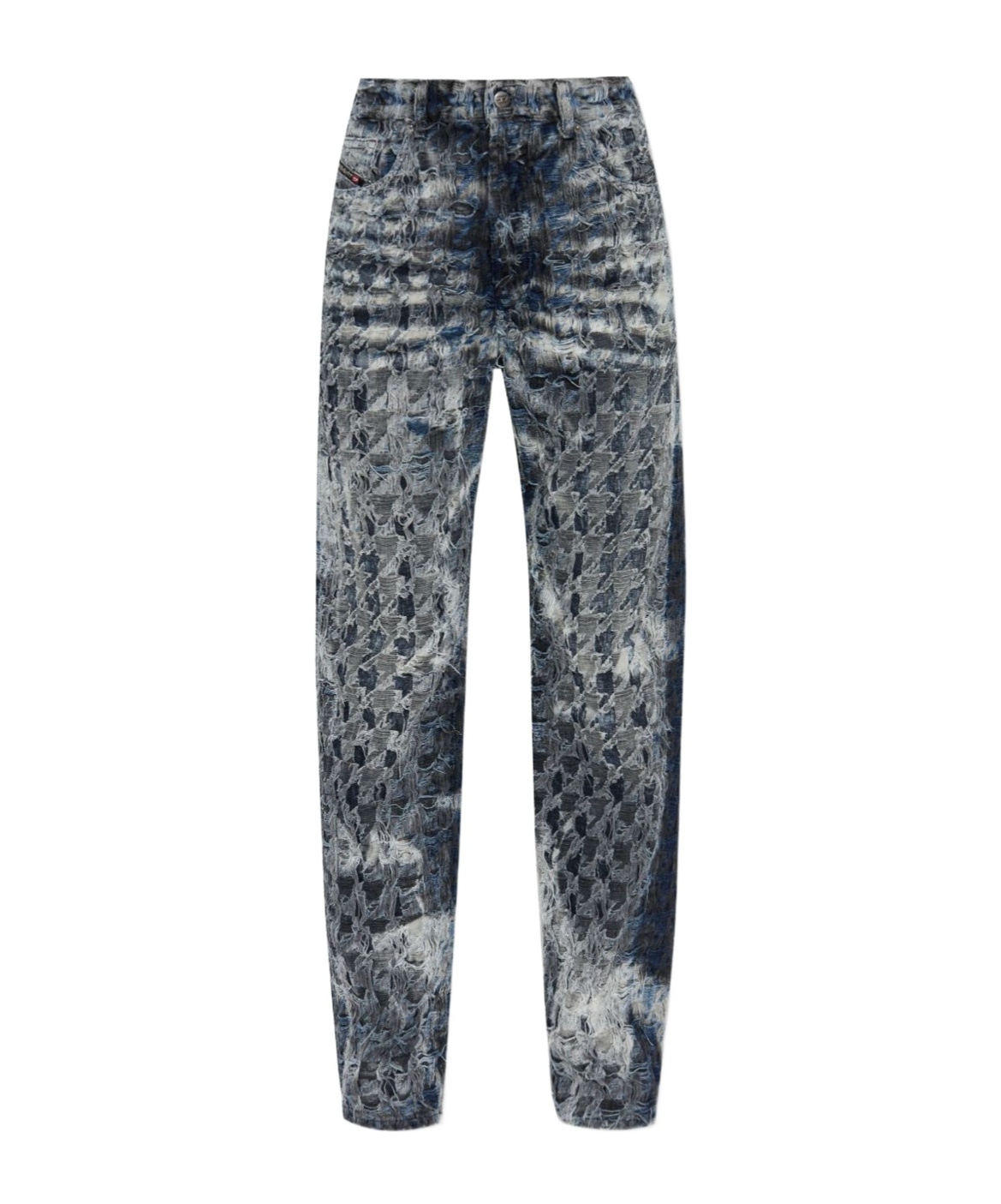 Diesel Frayed-effect Jeans In Multi