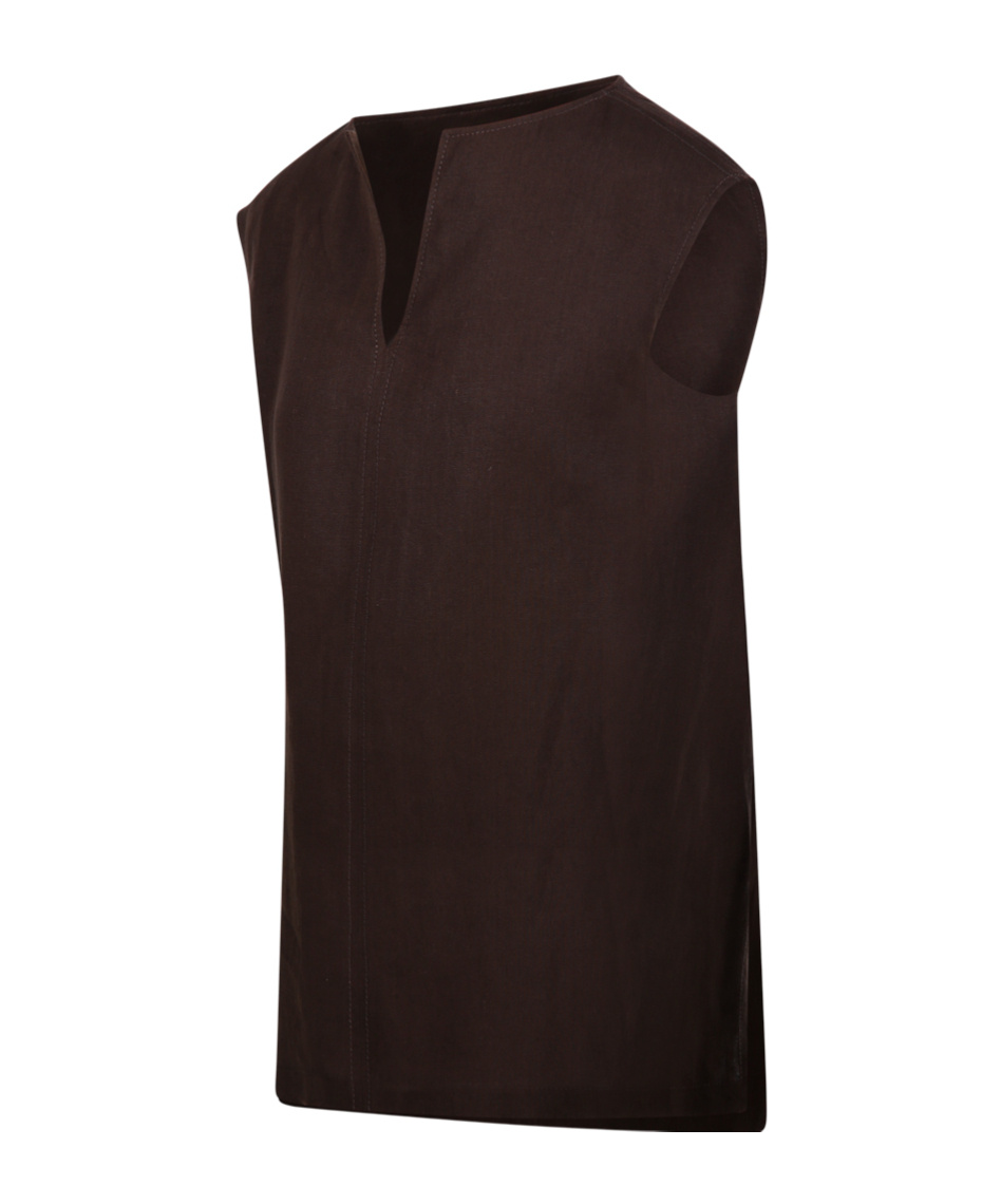 Max Mara Sleeveless Tunic Top In Black
