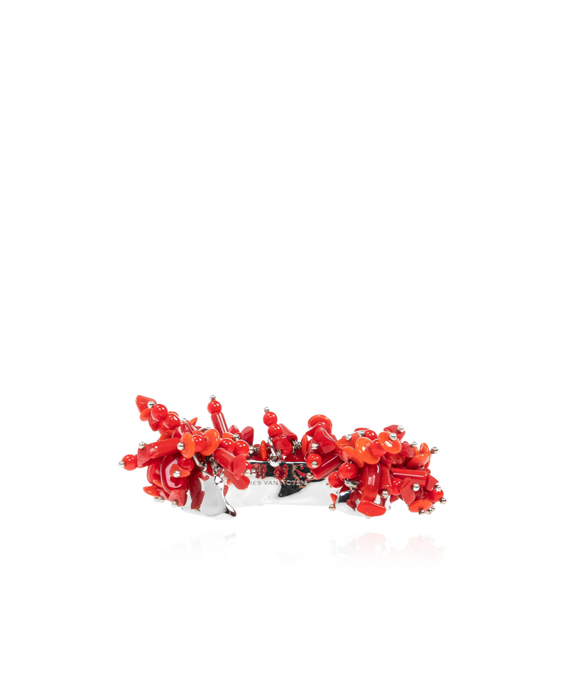Dries Van Noten Coral Design Bracelet In Red