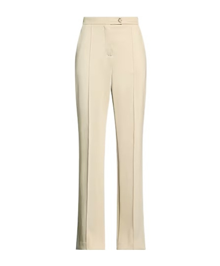 Max Mara Slim Flared Pants In Khaki
