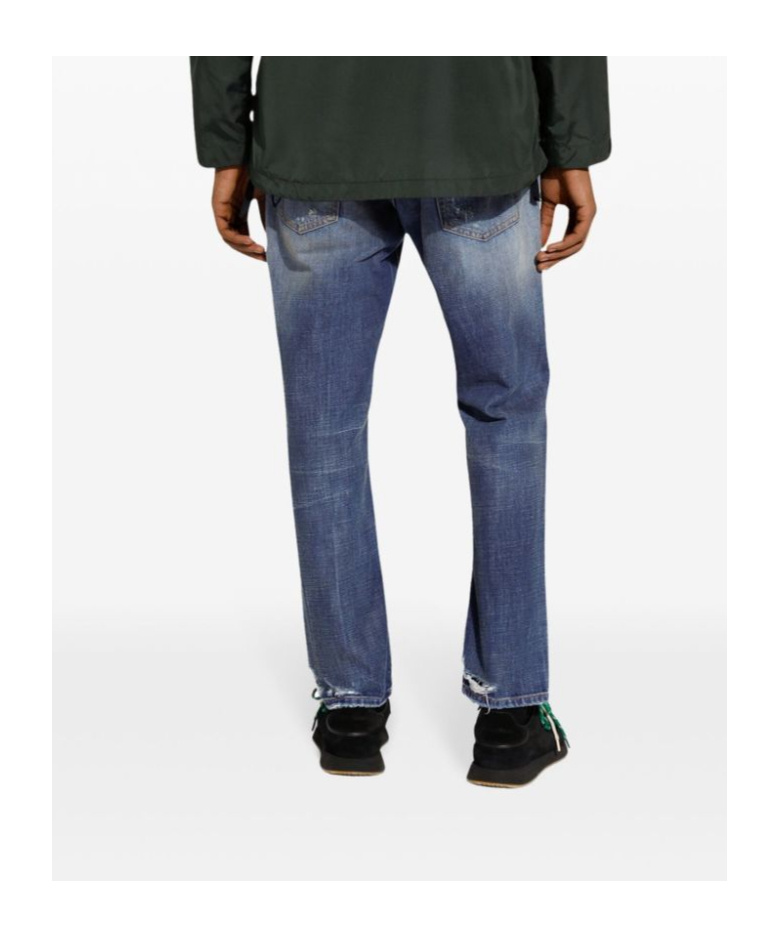 Dolce & Gabbana Slim-fit Cotton Jeans In Gray