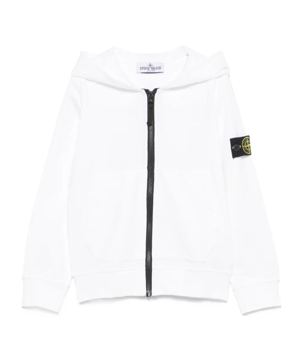 Stone Island Hooded Sweatshirt In White