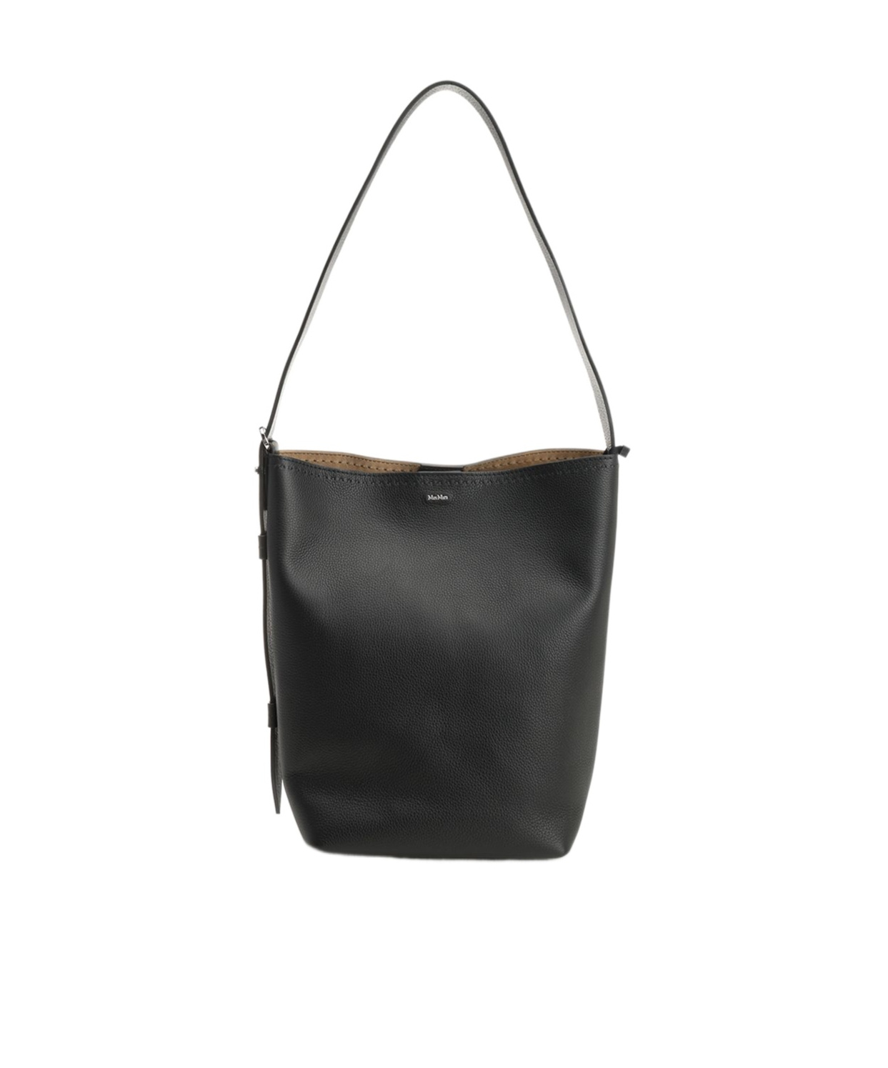 Max Mara Handle Shoulder Bag In Black