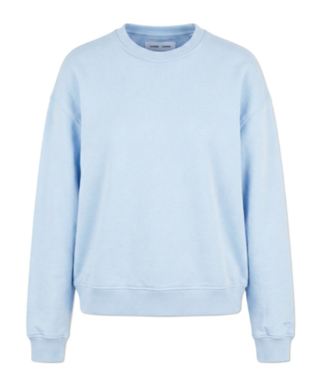 Samsoe & Samsoe Crew-neck Sweatshirt In Blue