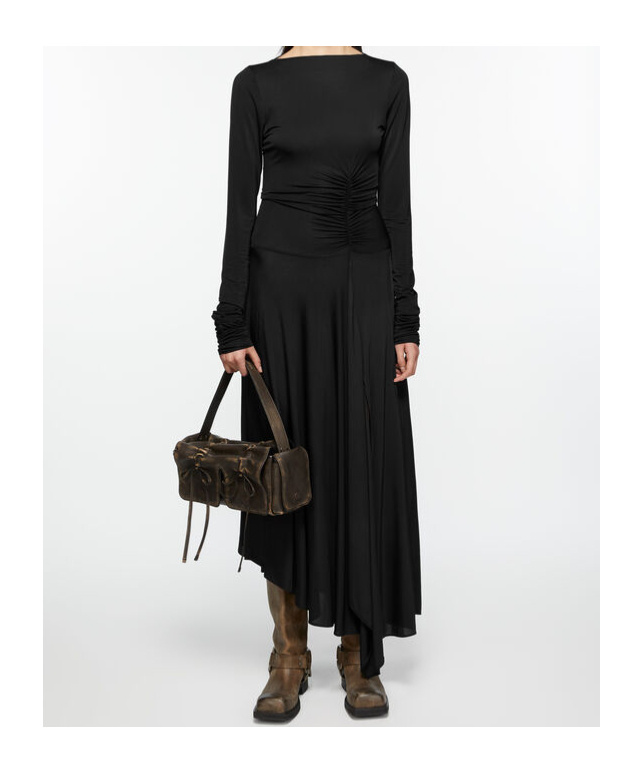 Acne Studios Long-sleeved Dress In Black