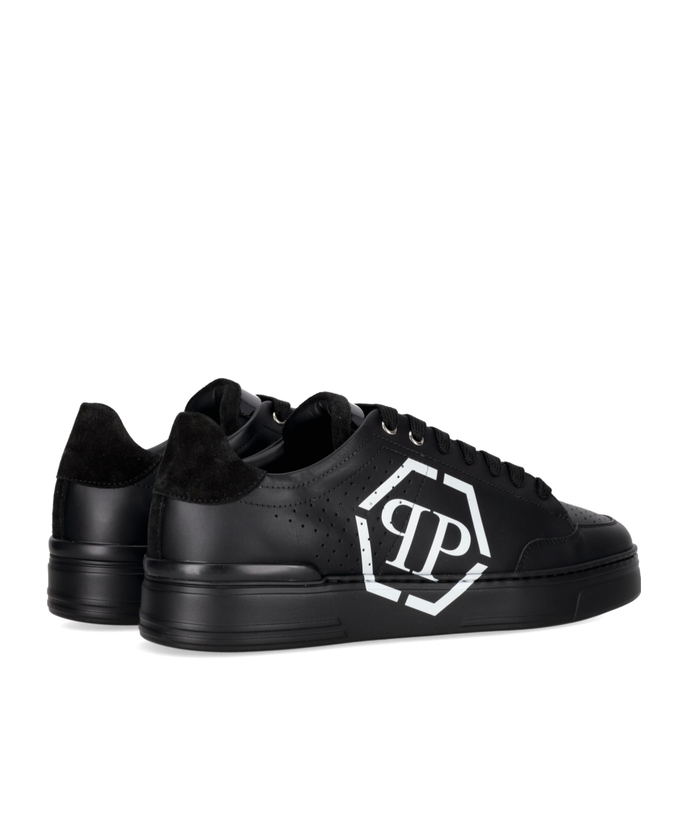Philipp Plein Laced Sneakers In Black