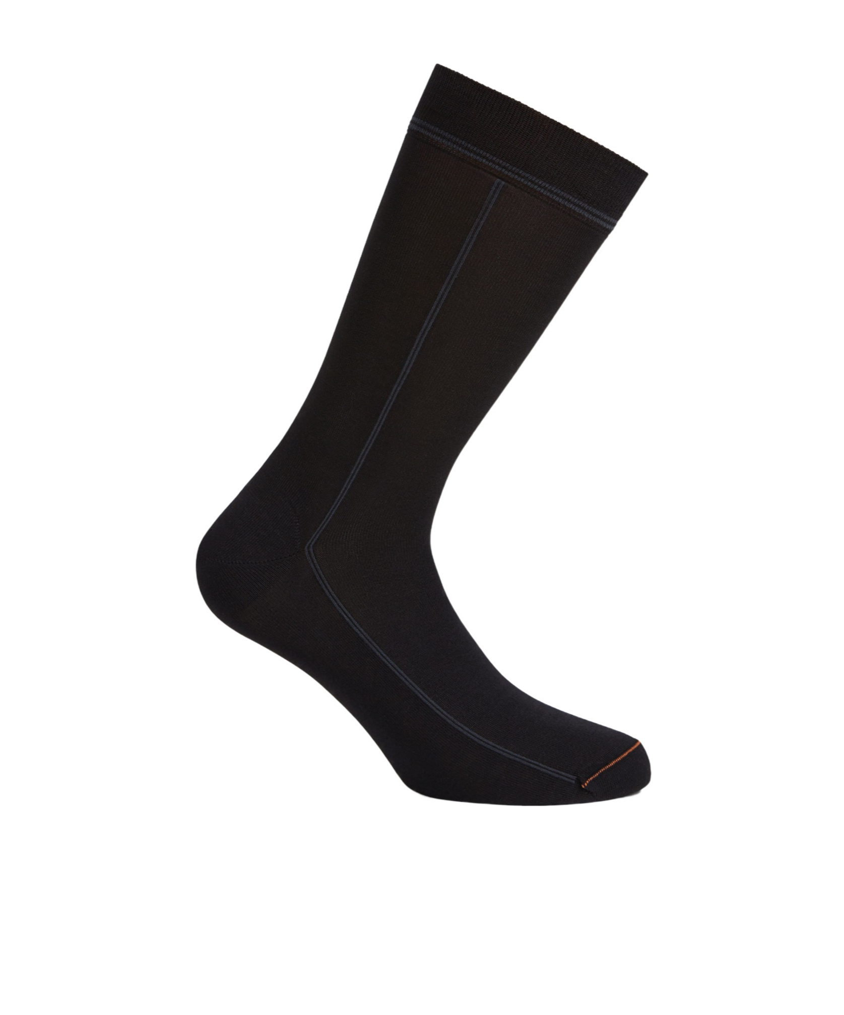 Zegna Grey Cotton Socks In Black