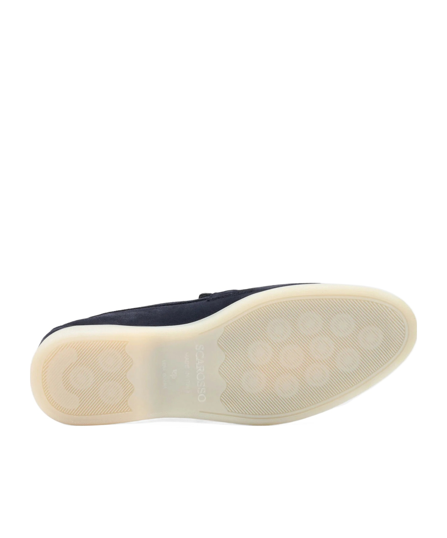 Scarosso Luciana Almond Toe Loafers In Blue