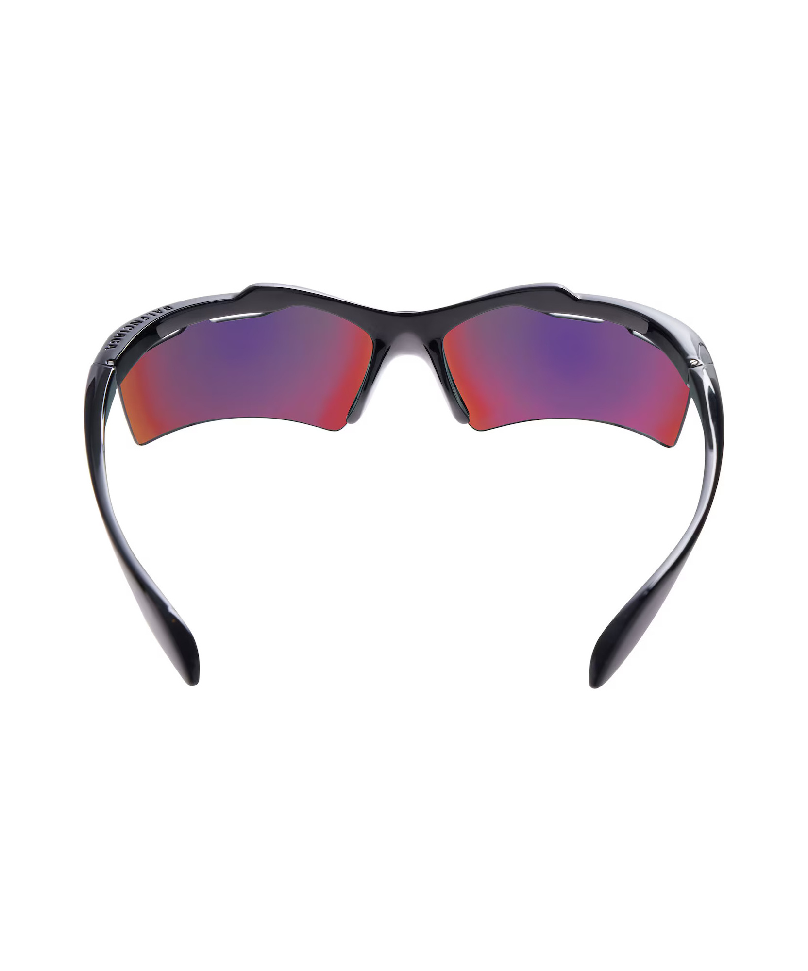 Balenciaga Shield-frame Sunglasses In Black
