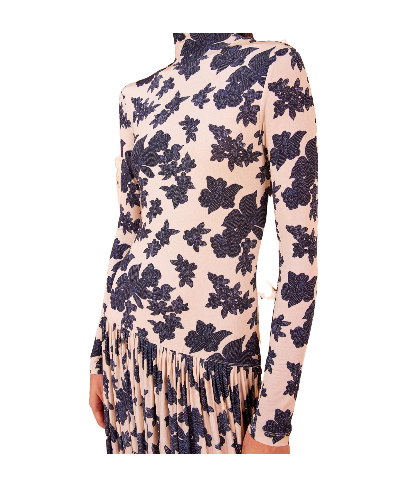 Ulla Johnson Long-sleeved Dress In Nude