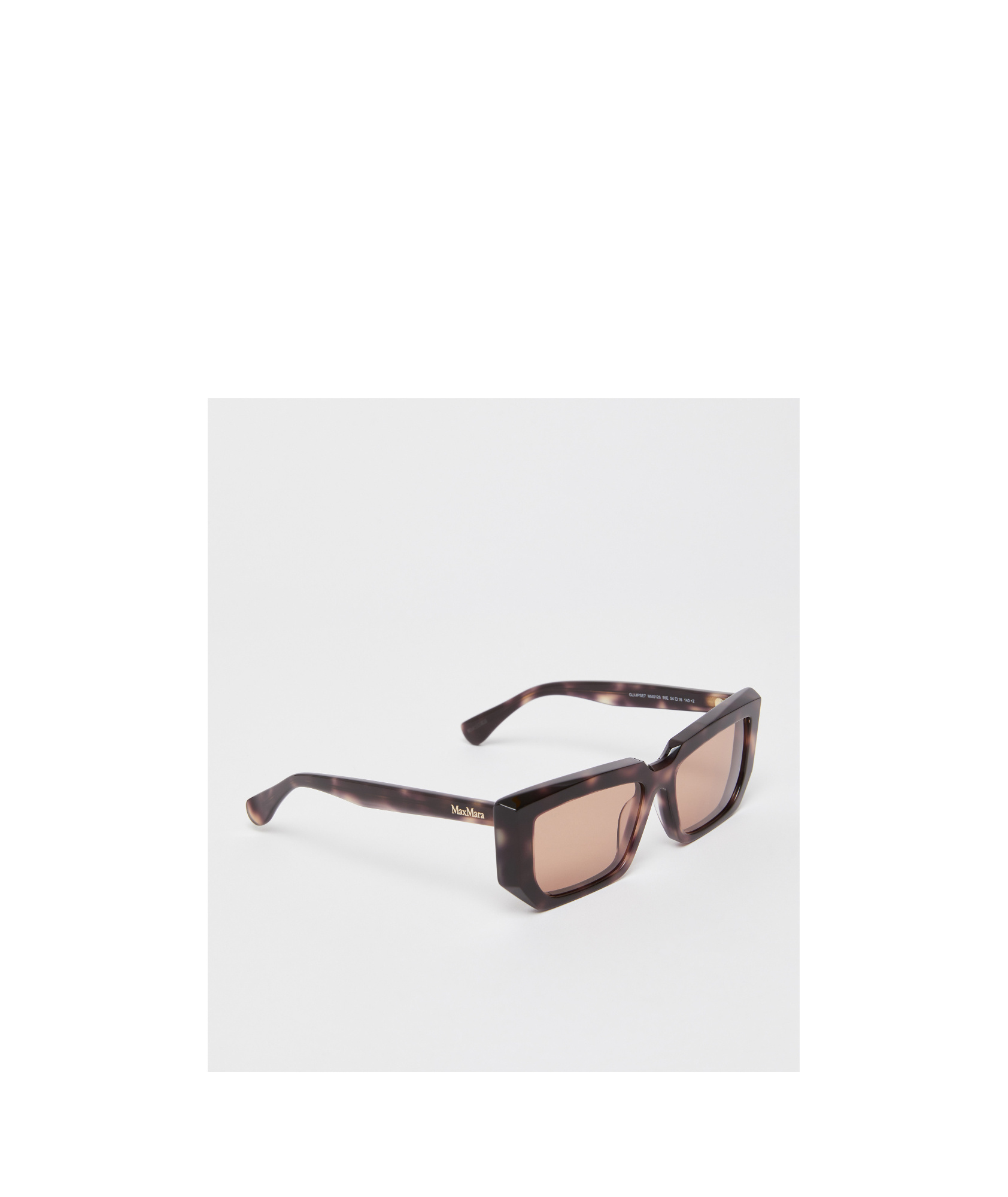 Max Mara Full Frame Sunglasses In Nude