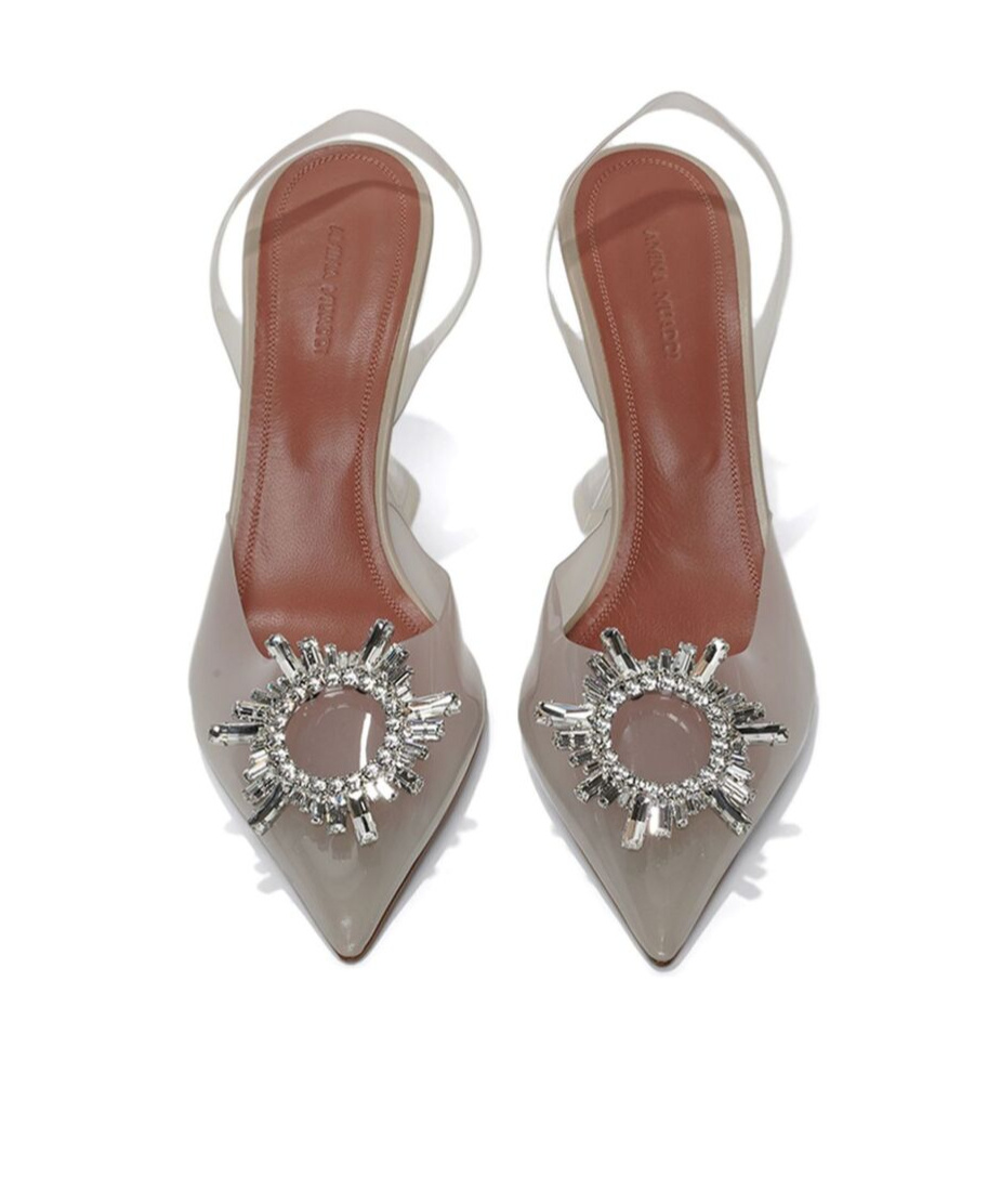 AMINA MUADDI POINTED HIGH-HEELED SANDALS