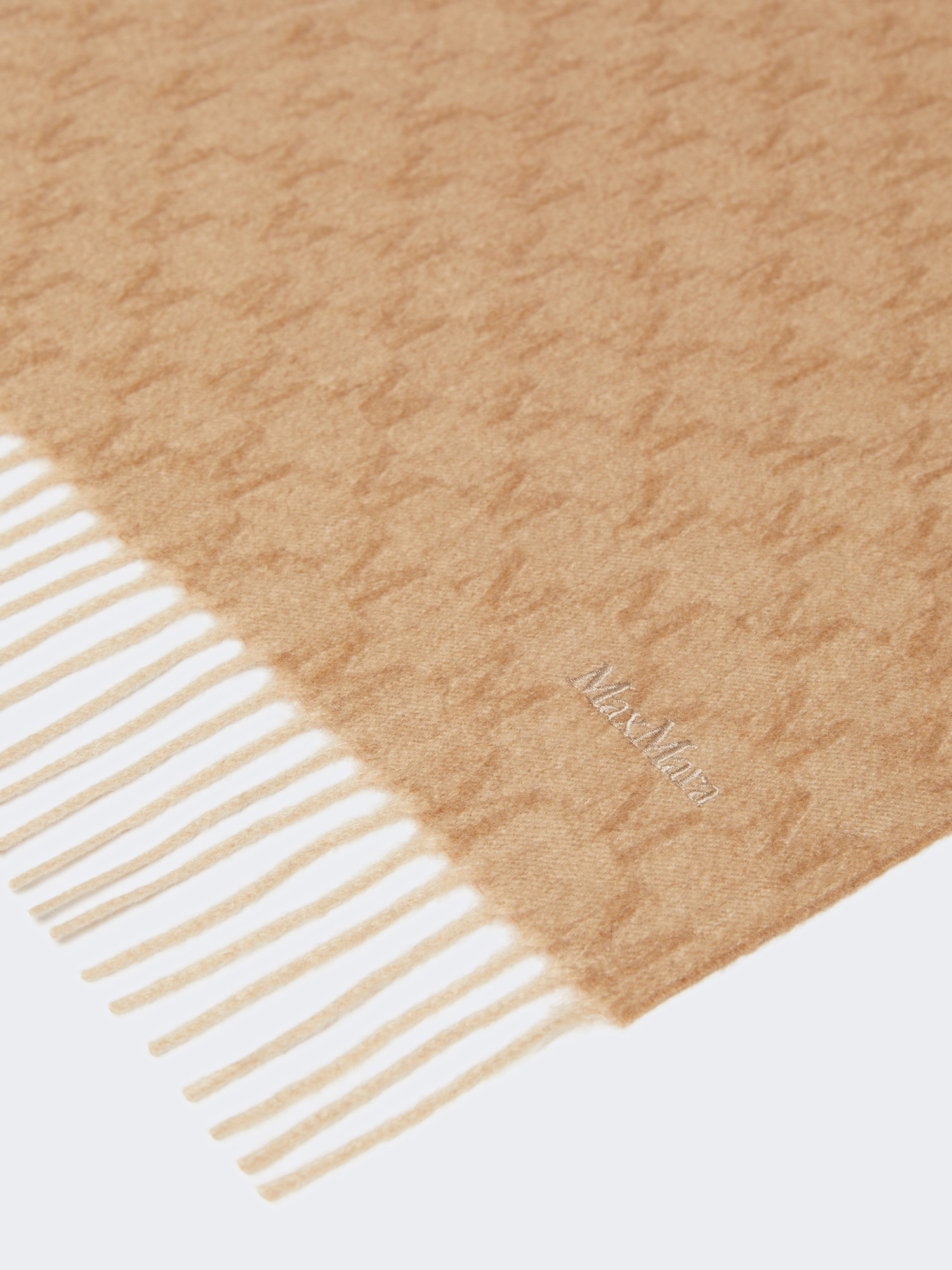 Max Mara Jacquard Camel Stole
