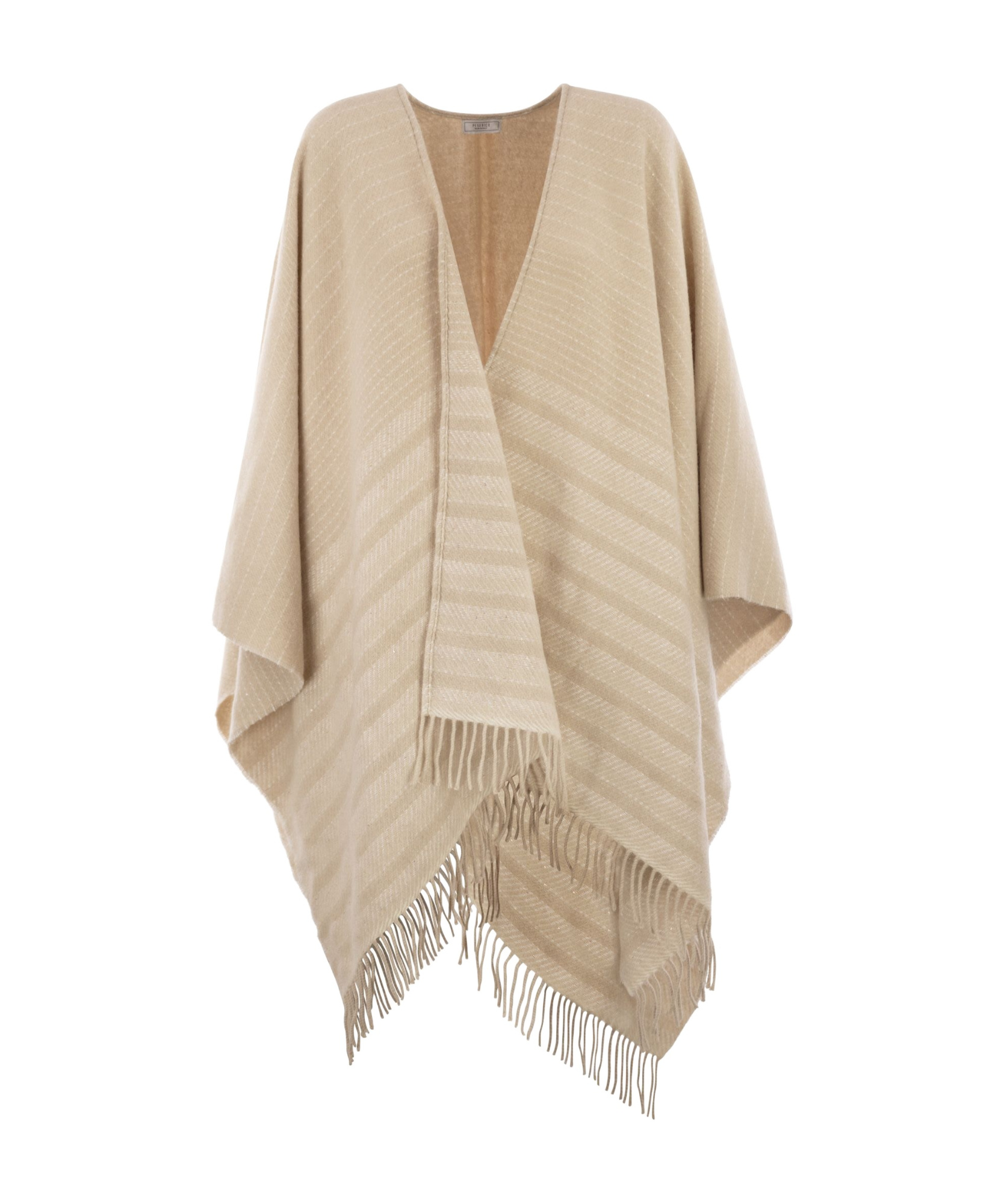 Peserico Tassel Cape In Neutral