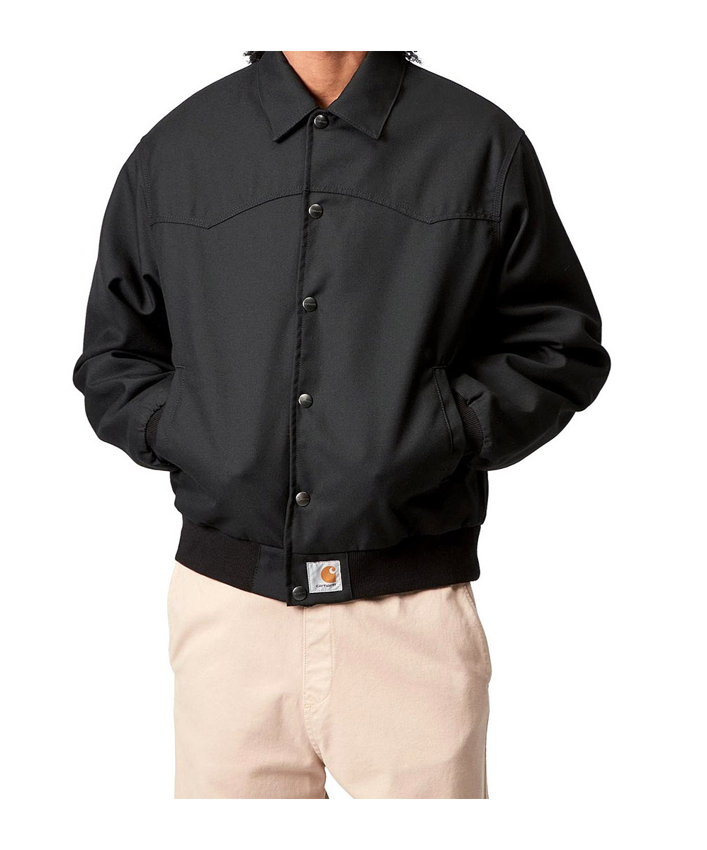 Carhartt Long-sleeved Casual Jacket In Black