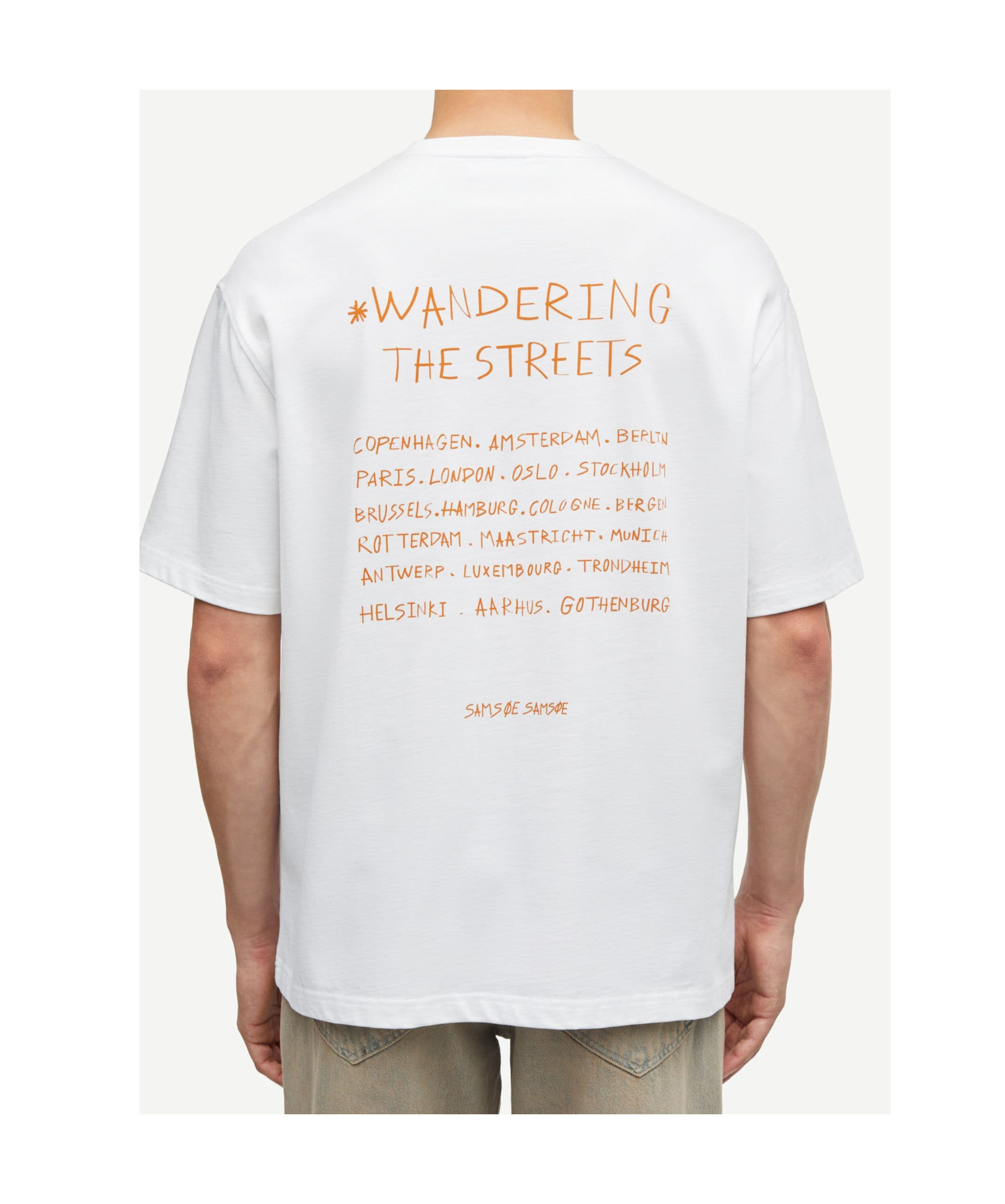 Samsoe & Samsoe Sawandering T-shirt In White