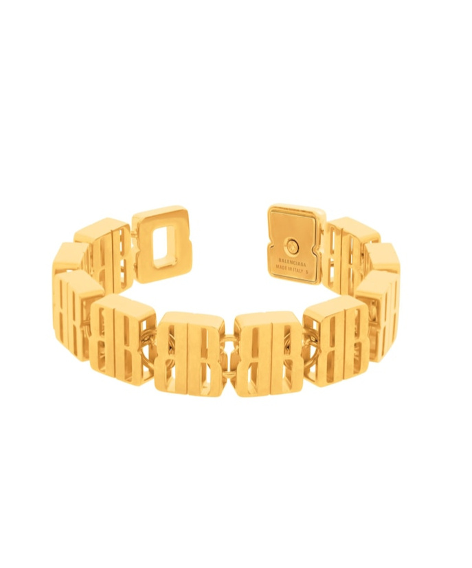 Balenciaga Women's Nano Link Bracelet In Gold In Gold