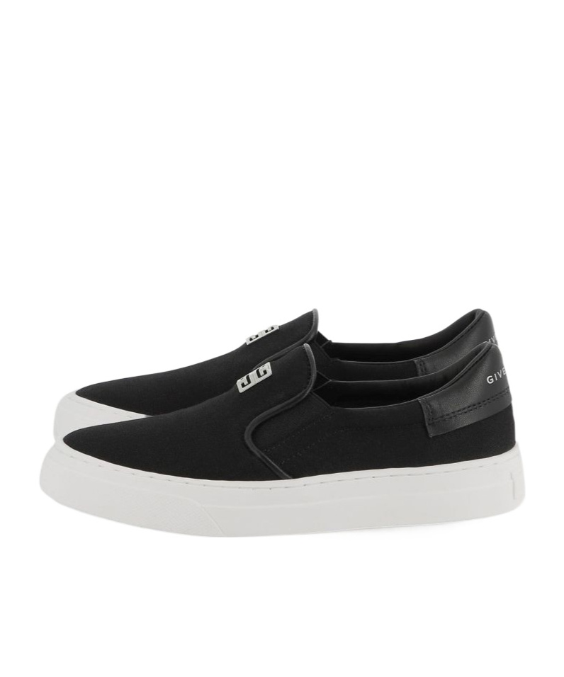 Givenchy Round-head Casual Shoes In Black