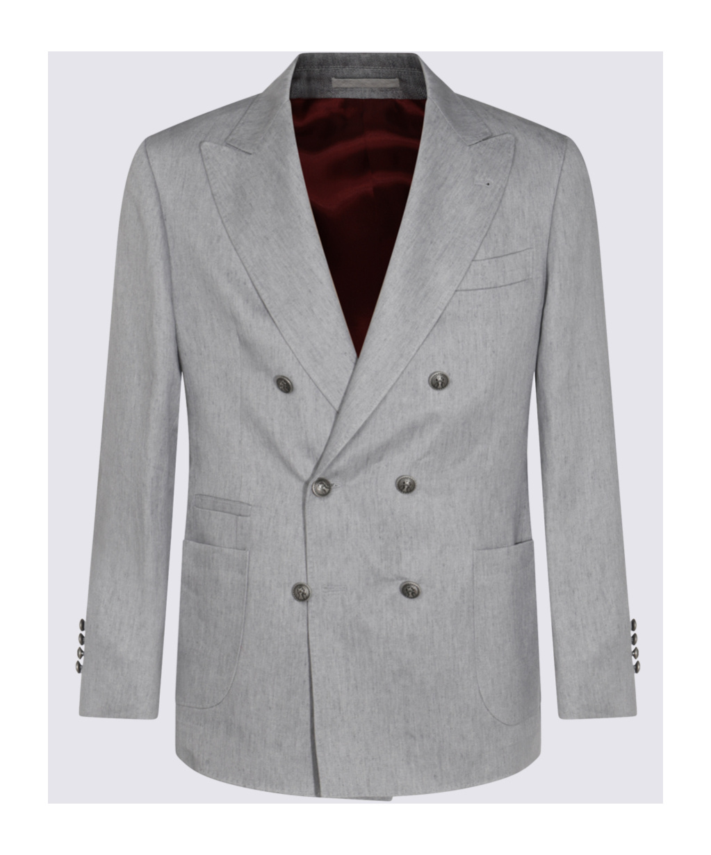 BRUNELLO CUCINELLI ALPACA-BLEND SUIT