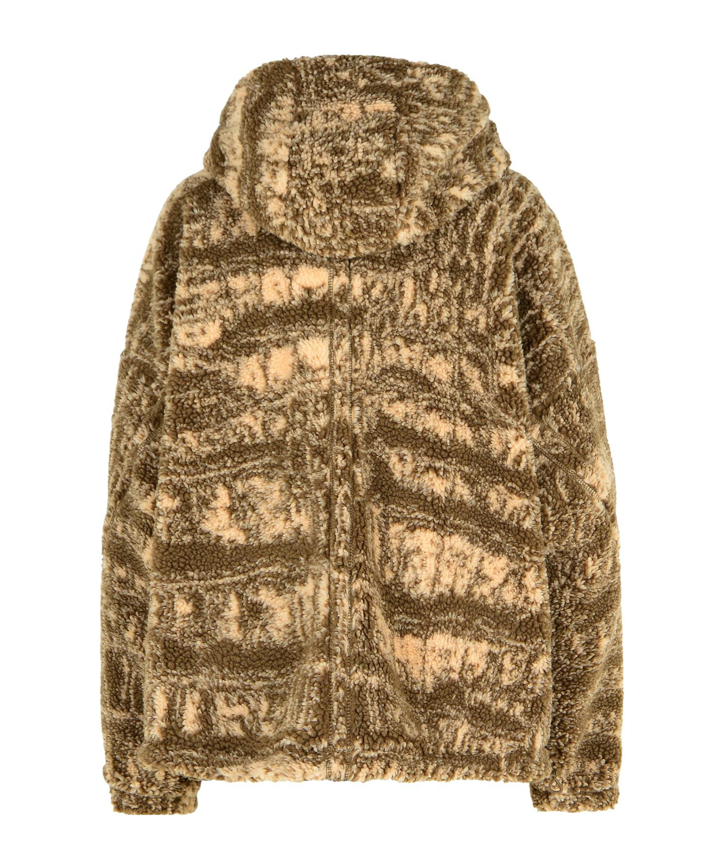 Adidas By Stella Mccartney Two-tone Polyester Fleece In Brown