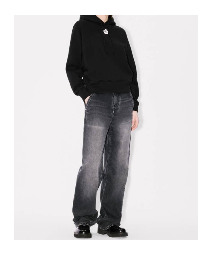Kenzo 'boke Flower 2.0' Hoodie In Cotton In Black